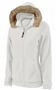 Charles River Womens Faux Fur Trim Fleece Hoodie