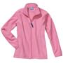 Womens Voyager Fleece Jacket Pink Cancer Awareness