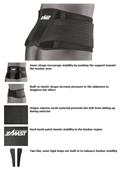 Zamst ZW-5 Moderate Support Lumbar Belt Support Zamst ZW-5 Moderate Support Lumbar Belt Support
