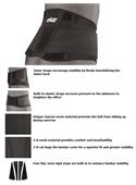 Zamst ZW-7 Strong Support Firm Lumbar Belt Support