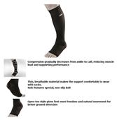 Zamst LC-1 Open Toe Compression Calf Sleeve