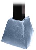 FT77 Basketball Pole "Base" Safety Gusset Padding FT77 Basketball Pole "Base" Safety Gusset Padding