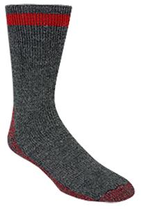 067 CHARCOAL HEATHER/RED
