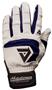 Akadema White/Navy Professional Batting Gloves