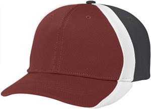 MAROON/BLACK/WHITE