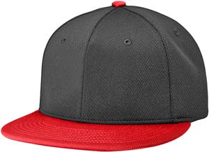 (COMBO) BLACK CROWN/RED VISOR