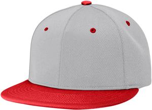 (COMBO) GREY CROWN/RED VISOR