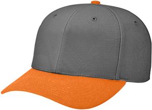 (COMBO) BLACK CROWN/ORANGE VISOR