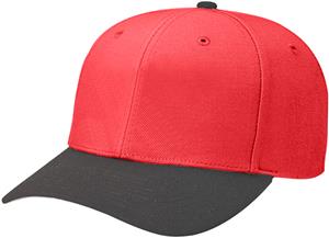 (COMBO) RED CROWN/BLACK VISOR