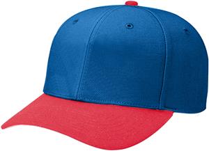 (COMBO) ROYAL CROWN/RED VISOR
