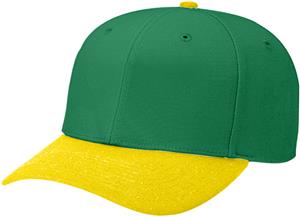(COMBO) DK GREEN CROWN/GOLD VISOR