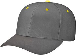 (CONTRAST) BLACK CROWN/GOLD BUTTON/EYELETS