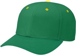 (CONTRAST) DK GREEN CROWN/GOLD BUTTON/EYELETS