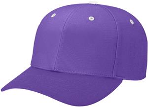 (CONTRAST) PURPLE CROWN/WHITE BUTTON/EYELETS