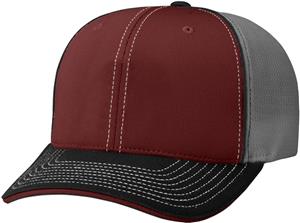 MAROON/BLACK/CHARCOAL