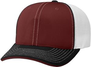 MAROON/BLACK/WHITE