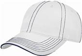 Richardson Contrast Stitching Garment Washed Caps