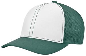 (ALTERN.) WHITE FRONT PANEL/DK GREEN VISOR & SIDE