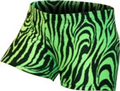 Gem Gear Green Compression Zebra Prints Shorts Gem Gear Green Compression Zebra Prints Shorts