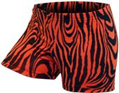 Gem Gear Orange Compression Zebra Prints Shorts