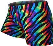 Gem Gear Tie Dye Compression Zebra Prints Shorts