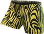 Gem Gear Yellow Compression Zebra Prints Shorts