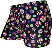 Gem Gear Compression Multicolor Volleyballs Shorts Gem Gear Compression Multicolor Volleyballs Shorts