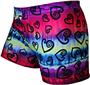 Gem Gear Tie Dye Compression Hearts Print Shorts