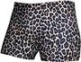 Gem Gear Compression Brown Leopard Print Shorts