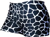 Gem Gear Compression Black Giraffe Print Shorts