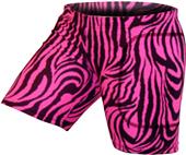 Gem Gear Pink Zebra Softball Slider 5" Inseam Gem Gear Pink Zebra Softball Slider 5" Inseam