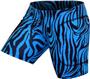 Gem Gear Turquoise Zebra Softball Slider 5" Inseam