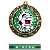 Hasty Awards 2.75" Spinner Soccer Medals M7701