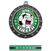 Hasty Awards 2.75" Spinner Soccer Medals M7701