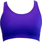 Gem Gear Purple Neon Racer Back Sports Bra Gem Gear Purple Neon Racer Back Sports Bra