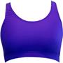 Gem Gear Purple Neon Racer Back Sports Bra