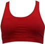 Gem Gear Red Racer Back Sports Bra