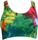 Gem Gear Tie Dye Blast Racer Back Sports Bra Gem Gear Tie Dye Blast Racer Back Sports Bra