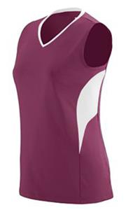 MAROON/ WHITE