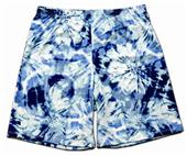 Fit 2 Win Miami Blue Tie Dye Compression Shorts