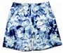 Miami Crazy Blue Tie Dye Compression Shorts