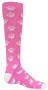 Red Lion PINK Paw Print Athletic Socks