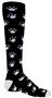 Red Lion Paw Print Athletic Socks