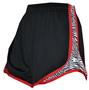 Fit 2 Win Womens Sprinter Black/Zebra Shorts