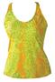 Fit 2 Win Isabelle Neon Leopard Sports Tank