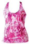 Fit 2 Win Isabelle Red Swirl Sports Tank