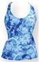 Fit 2 Win Isabelle Blue Swirl Sports Tank