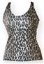 Fit 2 Win Isabelle Leopard Sports Tank