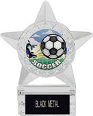 Hasty Awards 6" Soccer Star Ice Trophy W/Inserts Hasty Awards 6" Soccer Star Ice Trophy W/Inserts