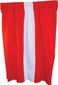 Fit 2 Win Men's Captain 8" Red/White Shorts